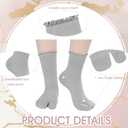 Bencailor 6 Pairs Tabi Socks Women Split Toe Flip Flop Frilly Socks Cotton Japanese Sandal Slipper for Men Women Unisex (8-11, Cute Colors)