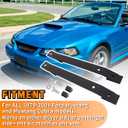 Front Longer Seat Track Extensions Kit for Ford Mustang or Cobra 1979-2004 Driver or Passenger Side, Extends Seat Back 4.5'' and Raises 0.5''