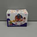 hahaland Baby Toys 6-12 Months - Surprise Barn Stuffed Farm Animals, Rattle, Crinkle, Mirror, Montessori Toys for 6 Month Old Sensory Balls 1-3 Plush Toy Girl Boy Gifts Baby Easter Basket Stuffers