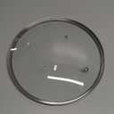 10.25 Inch Tempered Glass Lid Compatible with 10-10.25 Inch Lodge Cast Iron Skillet and 5 Quart Dutch Ovens