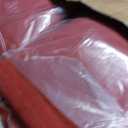 Arden Outdoor Loveseat Cushion Set, 48 x 24, Water Repellent, Fade Resistant, Cushion Set for Couch, Bench, and Swing 48 x 24, Ruby Red Leala
