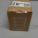 Clear Ice Cube Maker, 2.5 Inch Stainless Steel Crystal Large Clear Ice Ball Maker, Silicone Ice Cube Mold for Cocktails, Drinks & Bourbon, Whiskey Gifts for Men (1 Pack)