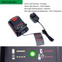 20Volt Battery Charger Replacement for Black and Decker 20V MAX Lithium Charger LCS1620B,Compatible with Black & Decker 12V/20V MAX Battery LBXR20 LBXR20-OPE LB20 LBX20 LBX4020 LB2X4020-OPE