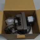 Abovizo 85W LED Security Lights Motion Sensor Light Outdoor, 8500LM Dusk to Dawn, IP65 Waterproof, 6500K, 3 Head Motion Detected Flood Light, Floodlight for Outside, Garage, Yard, Porch (Brown)