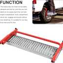 Heavy Duty Tire Step for Truck, Adjustable and Non-Slip Steel Truck Step