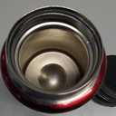 Thermos Stainless King 16 Ounce Food Jar with Folding Spoon, Cranberry