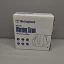 Westinghouse Electric Blanket Throw Size, Soft Plush Sherpa Heated Blanket with 6 Heating Levels & 2-10 Hours Auto-Off, Machine Washable, 50x60 inches, Grey