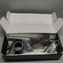 Starlink Gen 3 mount, Adjustable Starlink Wall Mount Compatible with V3 Standard Dish, 304 Stainless Steels Gen 3 Starlink Mounts Kit Include Pipe Adapter, Starlink Roof Mount for Stone or Wooden Wall