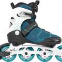 K2 Alexis 84 Boa Teal Womens Inline Skates, 8.5