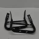 LOSTAR Do-dge Ram Bumper Bracket, Pair(2) Front Bumper Bracket Outer Driver (Left) and Passenger (Right) Side For 1999-2002 Do-dge Ram 1500 2500 3500 Outer Mounting 55077014AB, 55077015AB