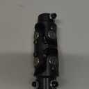 SCITOO U-Joint Steering 3/4" DD x 3/4"-36 Spline Double Steering Shaft U Joint Coupler Black Universal Coupling