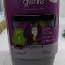 Litter Genie Standard Pail (Silver) | Cat Litter Box Waste Disposal System for Odor Control | Includes 1 Square Refill Bag