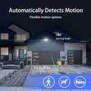 40W LED Security Lights Motion Sensor Light Outdoor, 180 Degree, 4000LM, 5000K, ETL Water Resistant, 3 Head Motion Detected Flood Light for Garage, Yard, Porch