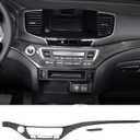 Center Console Panel Strip Trim for Honda Pilot 2016-2022, Carbon Fiber Automotive Center Consoles Cover Decals Protector Interior Accessories