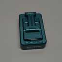 JTEMAN Cell Phone Stand with Wireless Bluetooth Speakers, Angle Adjustable Strong Pedestal Phone Stand for Desk, HD Sound and Bass Bluetooth Speaker Compatible with All Mobile Phones(Green)