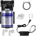 2025 Upgrade 50 GPD Universal 6800 Booster Pump Kit for RO Water System,100PSI High Pressure Upgrade,Compatible with All RO Water Filtration Systems, 5X Faster Flow Rate