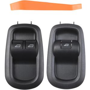 Double Door Window Switch Control Button Front Left Driver Side and Passenger Compatible with 2014-2019 Ford Transit MK8 Custom Master Power Window Switch Replacement OEM 2029885 1791339 BK2T-14529-AB