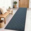 OLANLY Front Door Mat Outside Entrance 71x23, Heavy-Duty Rubber Doormat