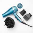 BaBylissPRO Nano Titanium 2000-Watt Blow Dryer with Concentrator Nozzle, Professional Grade Ionic Corded Styling Tool for Hair (Blue)