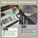 Rockever 44 Inch Dog Crate Topper Countertop for 42 Inch Dog Cage, Dog Crate Cover, Plastic Nonslip Pet Crate Table Topper with Screws, Easy to Clean (Crate Not Include)
