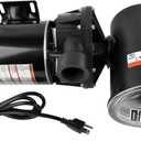 Replacement for Hayward W3SP1580X15 PowerFlo LX 1.5 HP Pool Pump, Single Speed Above-Ground Pool Pump 115V 48Y Frame