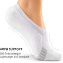 Ankle Socks Womens Running Athletic No Show Socks Cushioned 5-8 Pairs (One Size Fits All)