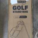 Findway 14 Way Golf Stand Bag [Upgrated Generous Space] Lightweight Golf Bag with Stand, Durable Golf Club Bag with Padded Dual Strap & Rain Cover for Men and Women