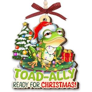 Gift Glow Frog Christmas Ornament 2025 - Frog Ornaments for Xmas Tree - Frogs Gifts for Men, Women, Boys, Girls, Kids, Unique Animal Lover Gifts
