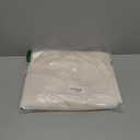 Elrene Home Fashions Laurel Solid Texture Water and Stain Resistant Tablecloth, 90" Round, Ivory