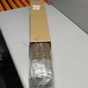 LazBlinds No Tools No Drill Cordless Bamboo Roman Shades, Privacy Window Treatment, Roll Up Bamboo Blinds for Windows 27'' W x 64'' H, Driftwood