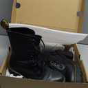 Dr. Martens Women's Chesney Harness Flare Heel Leather Boots (7)
