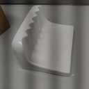 White Vintage Wall-Mounted Ceramic Soap Dish for Shower Wall Retro Ceramic Soap Holder Porcelain Soap Tray for Home Bathtub Bathroom Shower Accessories