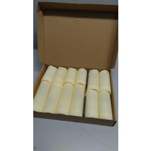 Enido Flameless Candles Led Candles Pack of 12 Battery Candles (D2.15'' x H4''5''6'') Waterproof Outdoor Indoor Candles with 10-Key Remotes and Cycling 24 Hours Timer (Plastic)