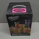 Mason Craft & More 8-Piece Glass Drinkware Set of Tall and Short Tumblers Glasses Set, 15 oz. (x4) & 20 oz. (x4)