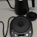 Electric Gooseneck Kettle, 1 Precision Temperature Control for Coffee & Brew Tea, 0.8L/1200WHot Water Boiler, Stainless Steel Inner Fast Heating & 12-Hour Warm Keep