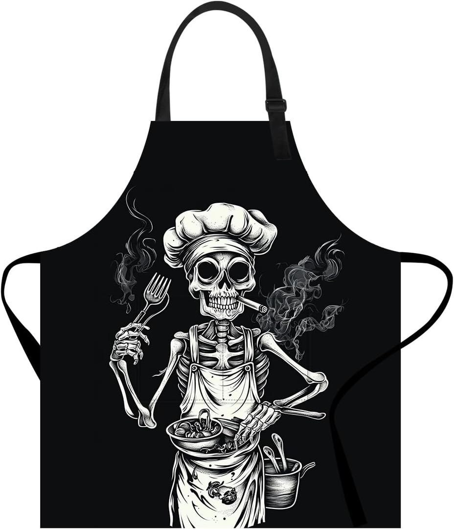 Apron Home Kitchen Cooking Baking Gardening for Women Men with Pockets, apron waterproof 32x28 inch