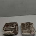 MIULEE Decorative Chenille Check Euro Shams Throw Pillow Covers Vintage Plaid Couch Pillows 24x24 Inch Set of 2 Neutral Boho Cushion Covers Modern Spring Decor for Sofa Bed Living Room Taupe Grey