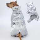 Dog Winter Jacket 5XL Waterproof Full Body Snowsuit for Large Dogs Warm Insulated Cold-Weather Coat with Zipper Closure (Chest 30.7" Length 20.5")