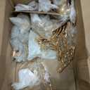 12 Pcs 21.7 Inch Tall Gold Centerpieces For Table Wedding-Metal Flower Gold Vases For Centerpieces For Wedding Reception With Crystal Fringe-Flower Stand For Wedding, Birthday(Centros De Mesa)