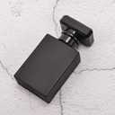 Luxsego Perfume Bottle Atomizers with Funnels, 30ML1oz Refillable Perfume Spray, Empty Spray Bottle Glass Cologne Atomizers for Travel, Handbag or Date, With Storage Bag(Transparent and Black 4Pcs)