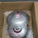 10in. Dome Outdoor Gooseneck Barn Light, 2 Pack Galvanized Steel Exterior Gooseneck Lighting Fixture with Wall Mount Farmhouse Style Outside Barn Door Wall Sconce, Waterproof, LM2201-SV-2P