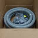 Liquid-Tight Conduit 1-1/4 inch 25ft, Electrical Conduit w/UL Certification, Flexible Conduit with 5 Straight and 5 90-Degree Conduit Connector Fittings Gray