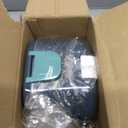 Electric Lunch Box Food Heater, 80W Portable Warmer for Car Truck Work with 304 Stainless Steel Container, 12V/24V/110V Green Heated Lunch Box Suitable for Ideal Driver/Work/Gift