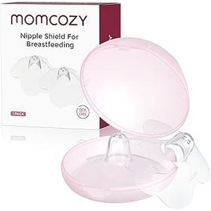 Momcozy Nipple Shield, Floral Contact Nipple Shield for Breastfeeding Moms with Flat or Inverted Nipples