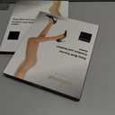 2 x WAKUNA 20D Black Sheer Tights for women-2 Pairs sheertex Pantyhose with Reinforced Toes (Black, M)