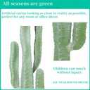 Artificial Cactus 39 INCH Tall Fake Cactus Plants Faux Cacti Saguaro with Planter for Indoor Outdoor Home Office Shop Garden Decoration