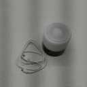 Security Camera with Bluetooth Speaker and Night Light  160 Rotating Camera, 1080P Indoor WiFi Camera for Home Security, Motion Detection, App Control, Local & Cloud Storage (White)