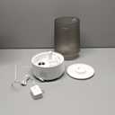 Homvana Humidifiers for Bedroom Home, 3.6 L Cool Mist Top-Fill 34H Super Long Time, Quiet 23dB, Baby Humidifier, Oil Diffuser for Large Room, House, Plant, Nursery, Office, BPA FREE, Ultrasonic (Grey)