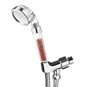 Wovier Shower Head Pressure Settings,Luxury Spa Detachable Handheld Showerhead,Extra Long Stretchable Stainless Steel Hose(1.5m) and Shower Handle Holder,Chrome Hands Held Finish