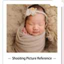 Zeroest Newborn Photography Wrap - Newborn Photoshoot Props for Boys & Girls - Stretch Knit Blanket for Baby Photo Prop (Tan, Small)